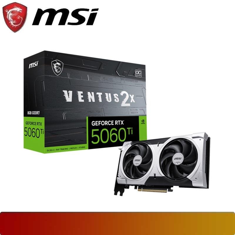 MSI GeForce RTX 5060 Ti 8G VENTUS 2X OC PLUS - 1 - Nano Komputer