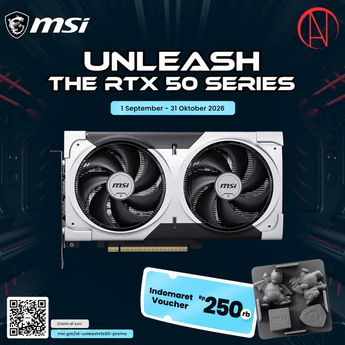 MSI GeForce RTX 5060 Ti 8G VENTUS 2X OC PLUS-1-Nano Komputer