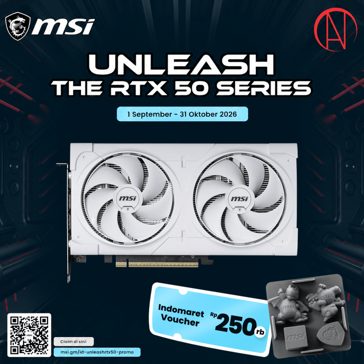 MSI GeForce RTX 5060 Ti 8G VENTUS 2X OC WHITE PLUS-1-Nano Komputer