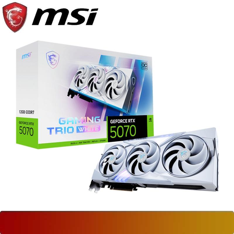 MSI GeForce RTX 5070 12G GAMING TRIO OC WHITE - 1 - Nano Komputer