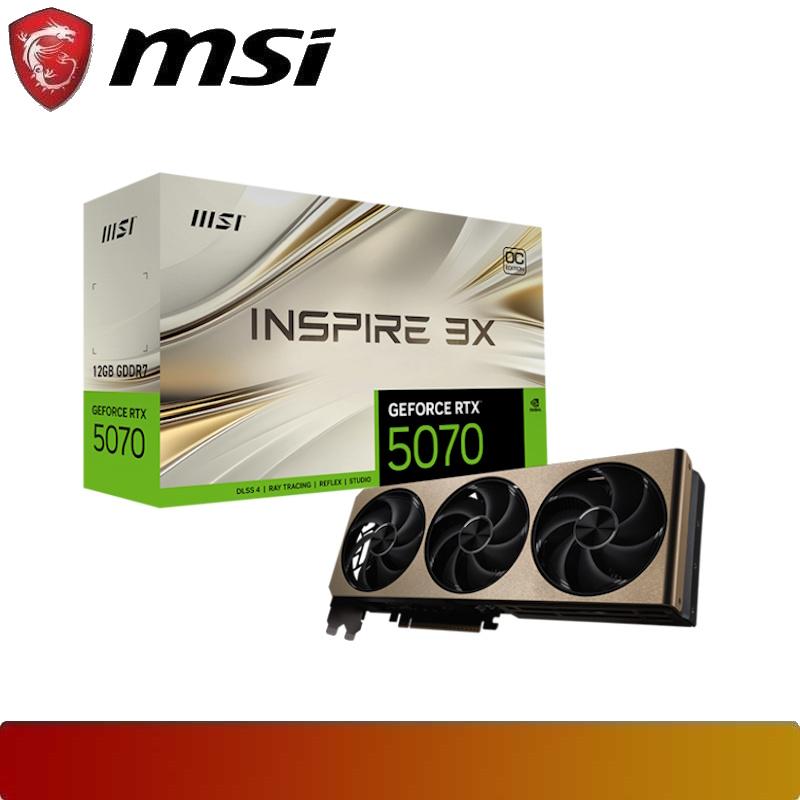 MSI GeForce RTX 5070 12G INSPIRE 3X OC - 1 - Nano Komputer