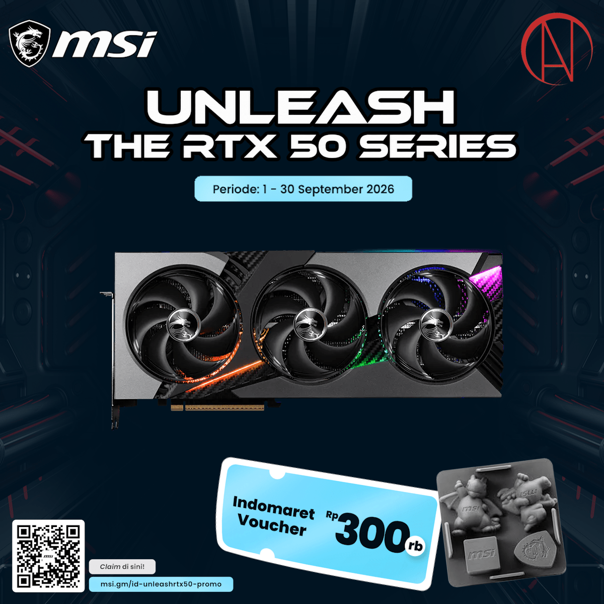 MSI GeForce RTX 5070 12G VANGUARD SOC-1-Nano Komputer