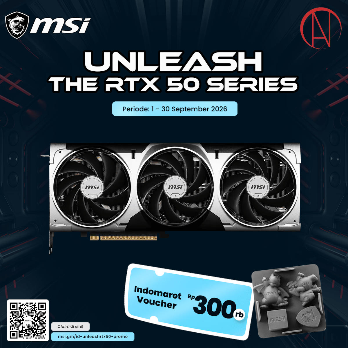MSI GeForce RTX 5070 12G VENTUS 3X OC-1-Nano Komputer