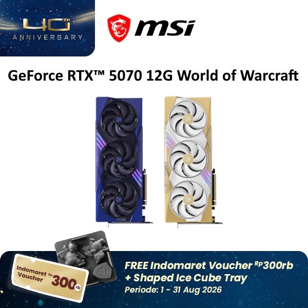 MSI GeForce RTX 5070 12G World of Warcraft MIDNIGHT VOID EDITION OC-1-Nano Komputer