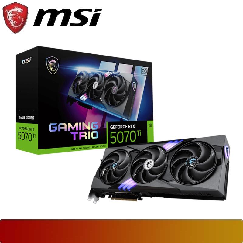 MSI GeForce RTX 5070 Ti 16G GAMING TRIO OC - 1 - Nano Komputer