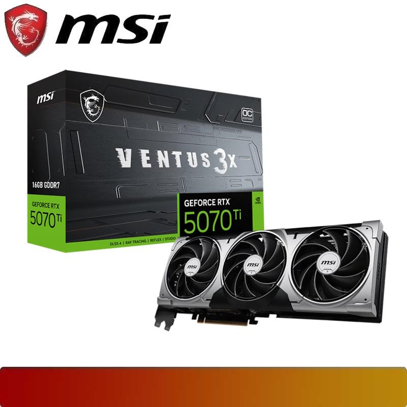 MSI GeForce RTX 5070 Ti 16G VENTUS 3X OC - 1 - Nano Komputer