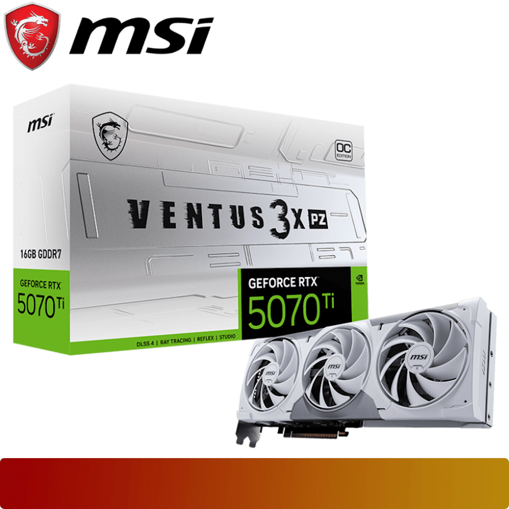 MSI GeForce RTX 5070 Ti 16G VENTUS 3X PZ OC - 1 - Nano Komputer