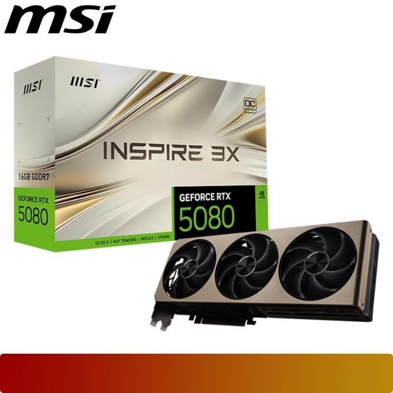 MSI GeForce RTX 5080 16G INSPIRE 3X OC - 1 - Nano Komputer