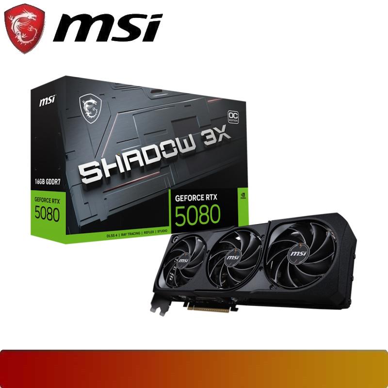 MSI GeForce RTX 5080 16G SHADOW 3X OC - 1 - Nano Komputer
