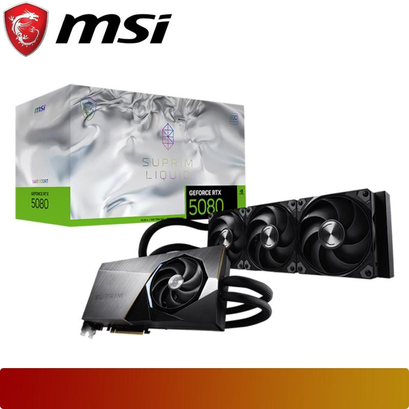 MSI GeForce RTX 5080 16G SUPRIM LIQUID SOC - 1 - Nano Komputer