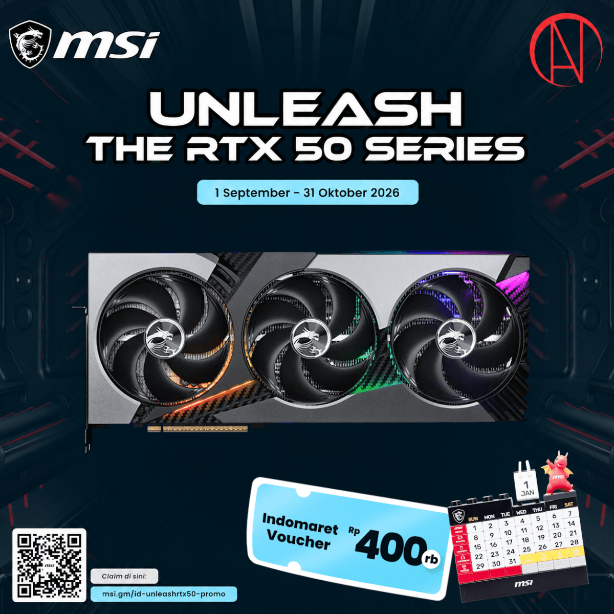 MSI GeForce RTX 5080 16G VANGUARD SOC LAUNCH EDITION-1-Nano Komputer