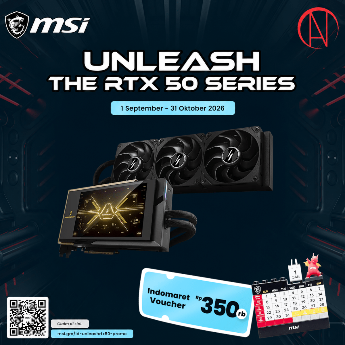 MSI GeForce RTX 5090 32G LIGHTNING Z-1-Nano Komputer