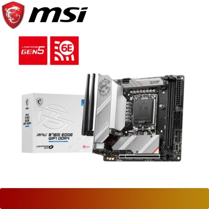 MSI MPG B760I EDGE WIFI DDR4 | Intel B760 LGA 1700 Mini ITX - 1 - Nano Komputer
