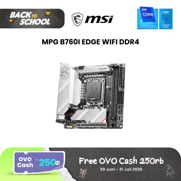 MSI MPG B760I EDGE WIFI DDR4-1-Nano Komputer