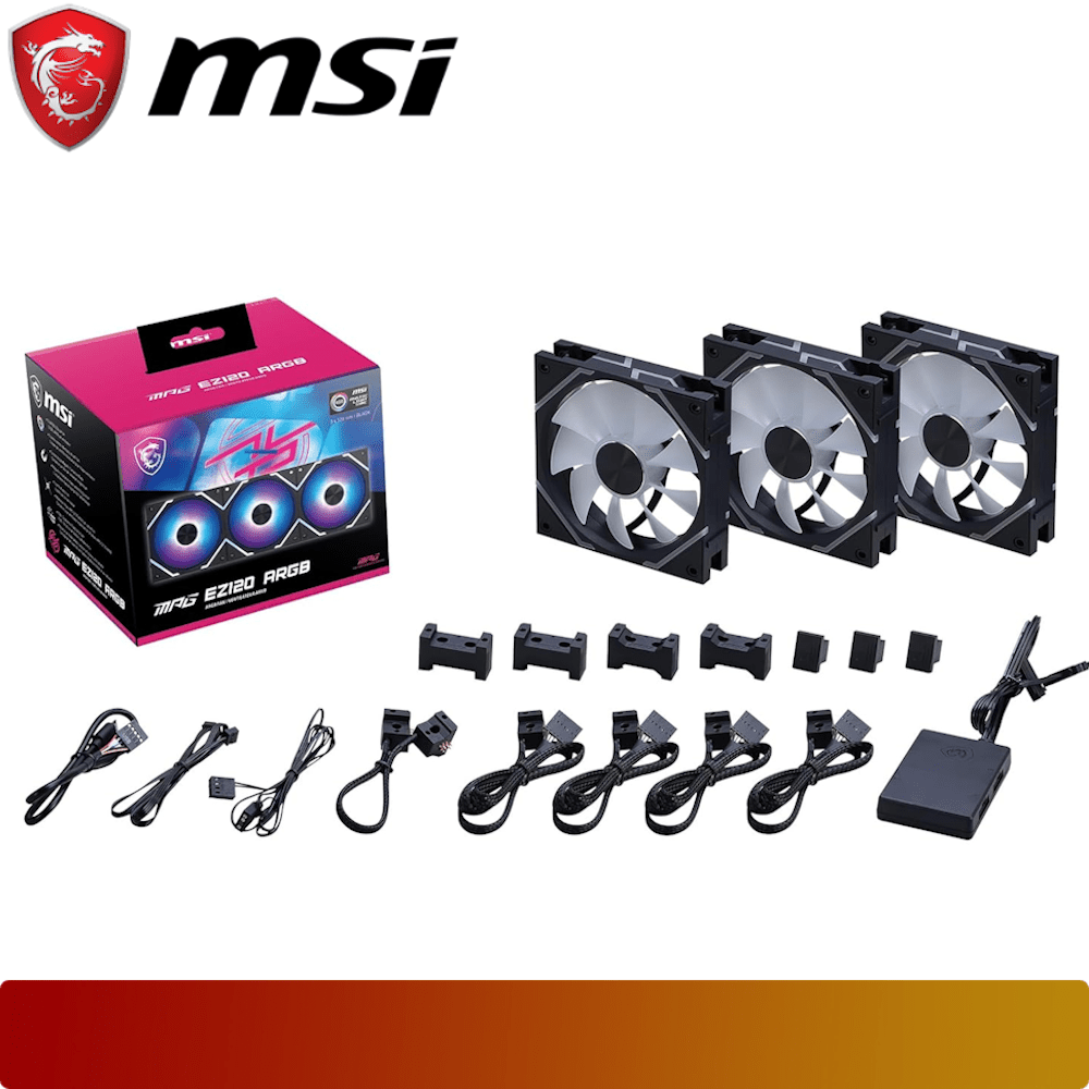 MSI MPG EZ120 ARGB Triple Pack - 6 - Nano Komputer