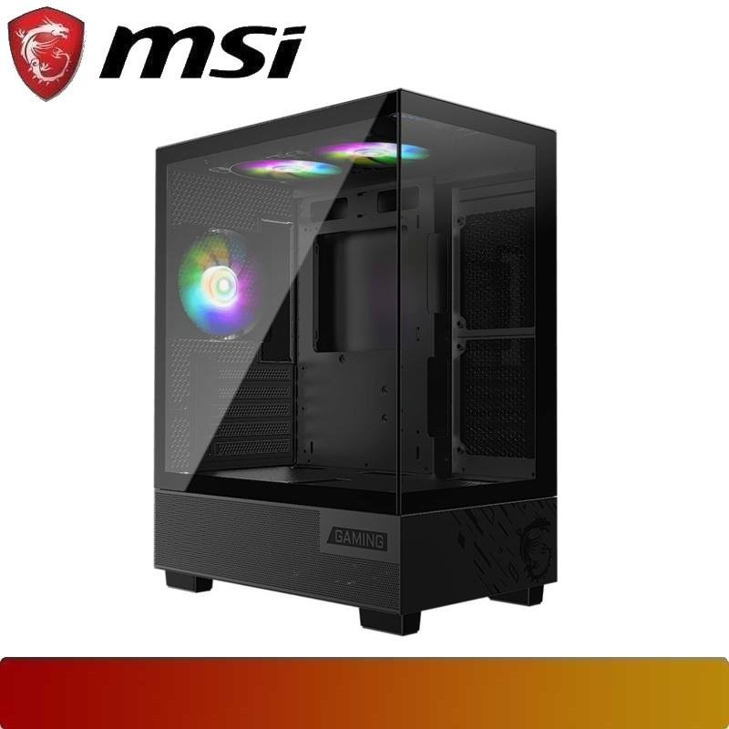 MSI PAG PANO M110A | Panoramic Micro - ATX PC Case - 1 - Nano Komputer