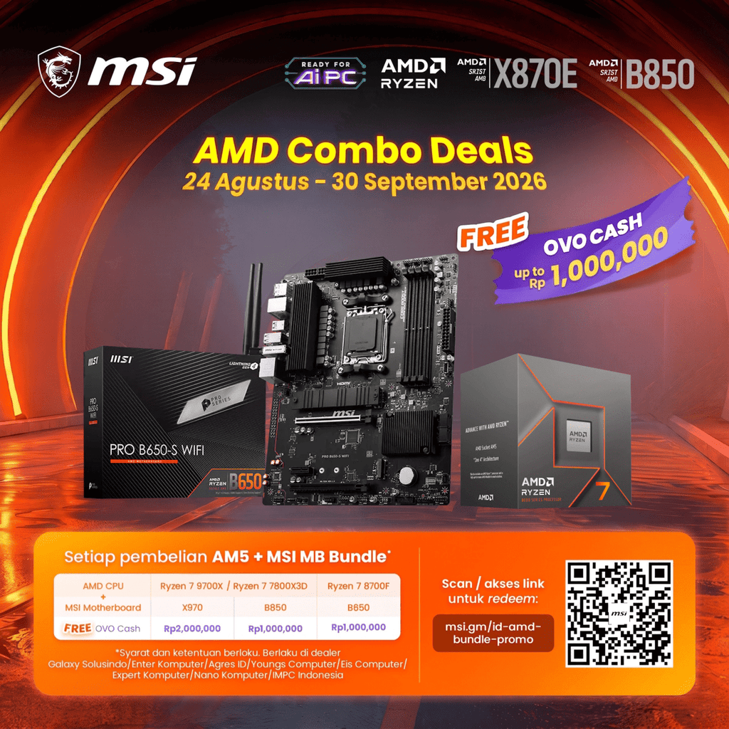 MSI PRO B650-S WIFI-1-Nano Komputer