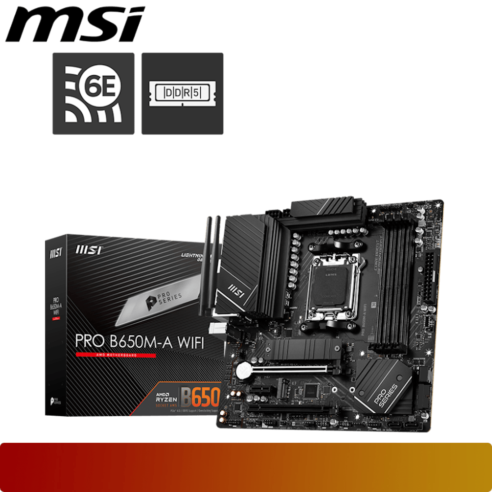 MSI PRO B650M - A WIFI - 1 - Nano Komputer