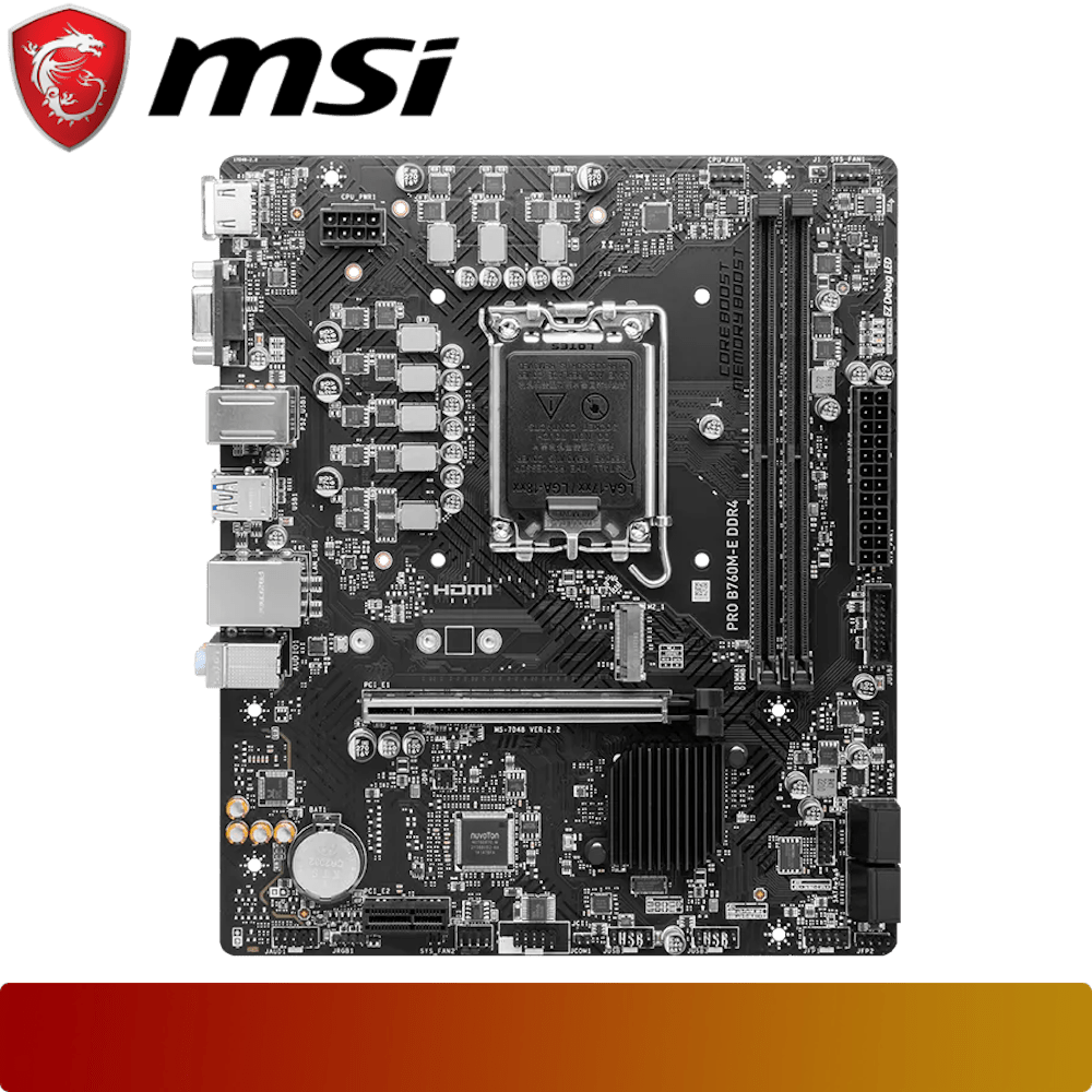 MSI PRO B760M - E DDR4 - 2 - Nano Komputer