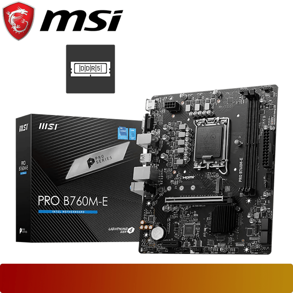 MSI PRO B760M - E DDR5 - 1 - Nano Komputer