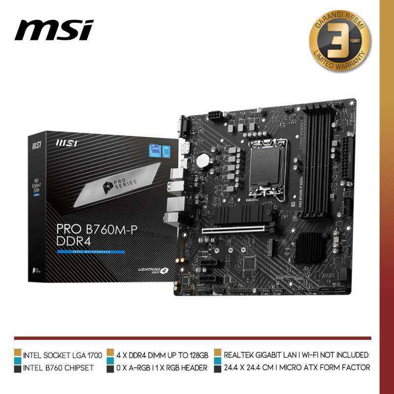 MSI PRO B760M - P DDR4 - 6 - Nano Komputer
