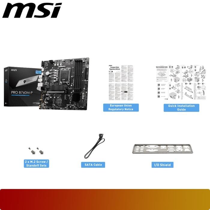 MSI PRO B760M - P - 4 - Nano Komputer