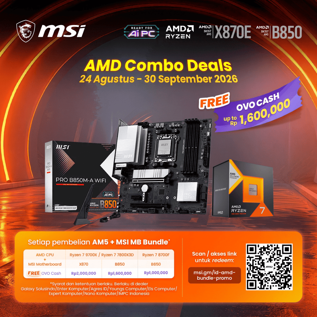 MSI PRO B850M-A WIFI-1-Nano Komputer
