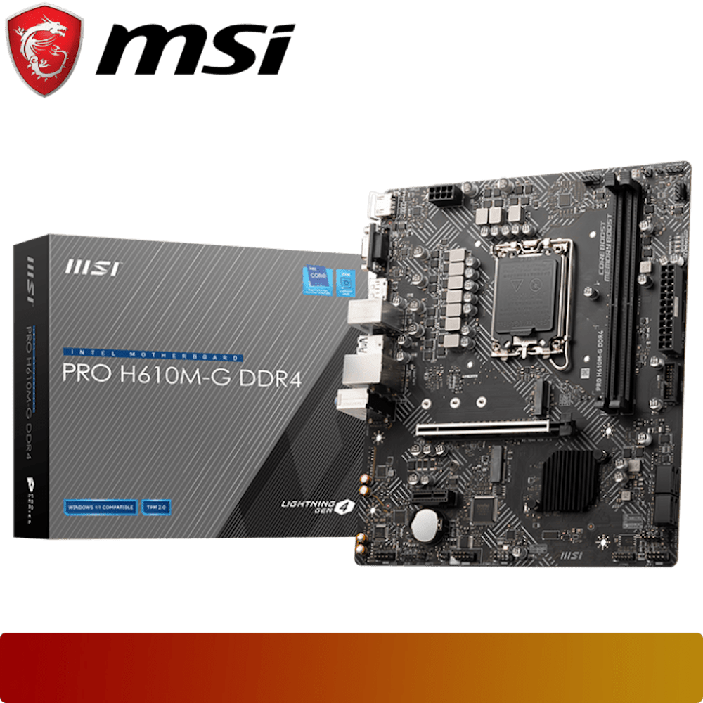MSI PRO H610M - G DDR4 - 1 - Nano Komputer