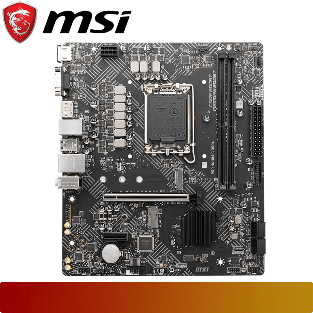 MSI PRO H610M - G DDR4 - 2 - Nano Komputer