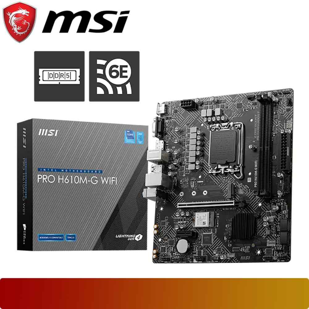 MSI PRO H610M-G WIFI DDR5