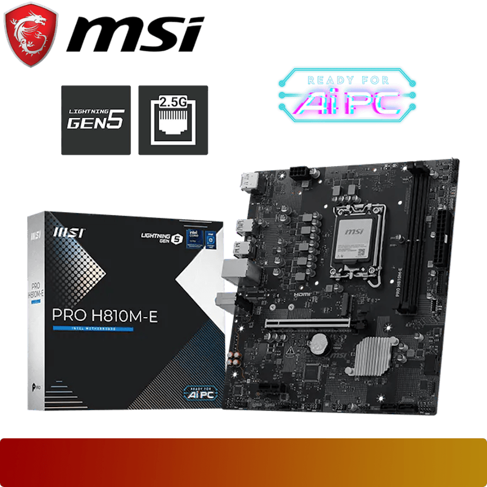 MSI PRO H810M - E - 1 - Nano Komputer