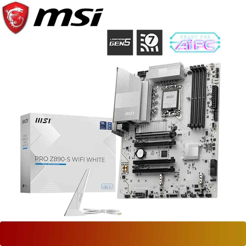 MSI PRO Z890 - S WIFI WHITE - 1 - Nano Komputer