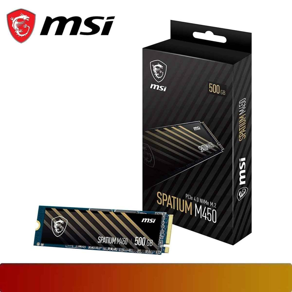 MSI SPATIUM M450 PCIe 4.0 NVMe M.2 V1 500GB
