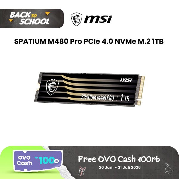 MSI SPATIUM M480 PRO PCIe 4.0 NVMe M.2 1TB-1-Nano Komputer