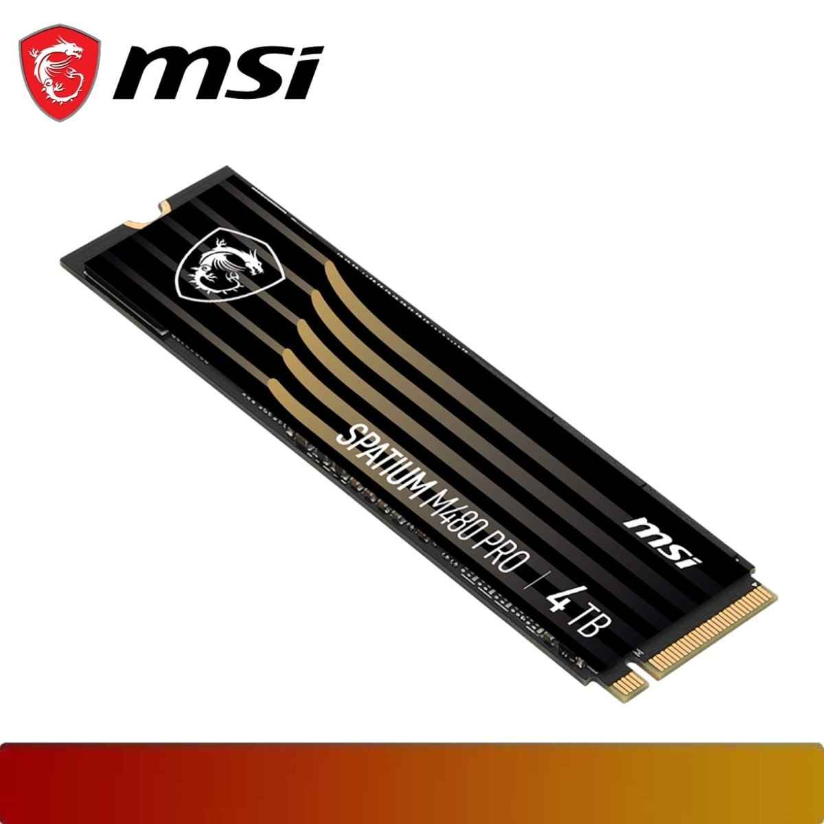 MSI SPATIUM M480 PRO PCIe 4.0 NVMe M.2 4TB