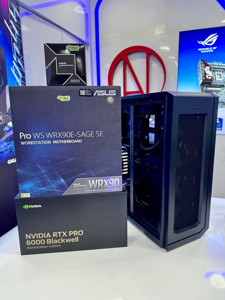 NK AI A50 AI PC & Workstation : AMD Threadripper PRO 9965WX, GeForce RTX PRO 6000 Blackwell 96GB, 128GB, 2TB-10-Nano Komputer