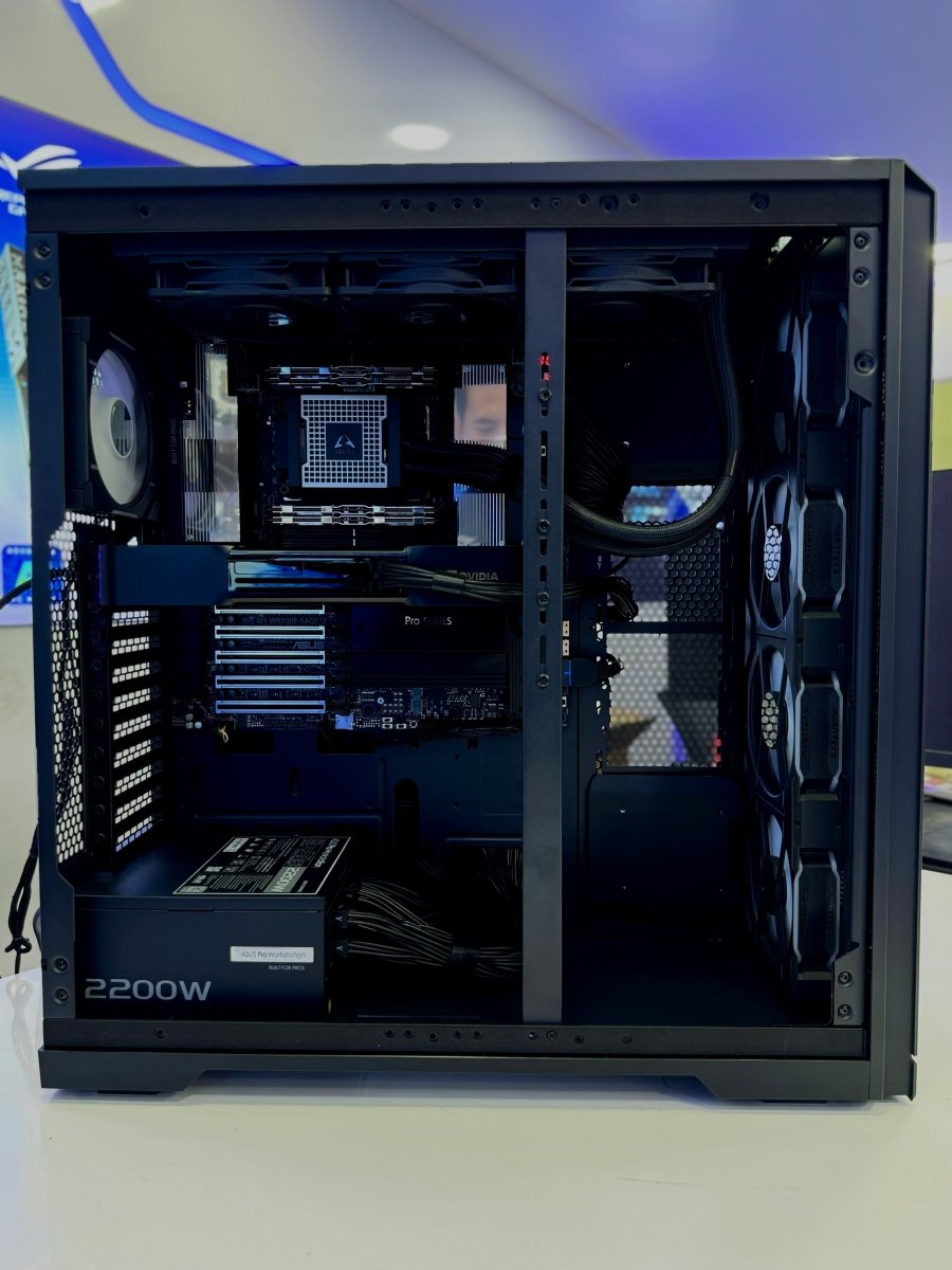 NK AI A50 AI PC & Workstation : AMD Threadripper PRO 9965WX, GeForce RTX PRO 6000 Blackwell 96GB, 128GB, 2TB-3-Nano Komputer