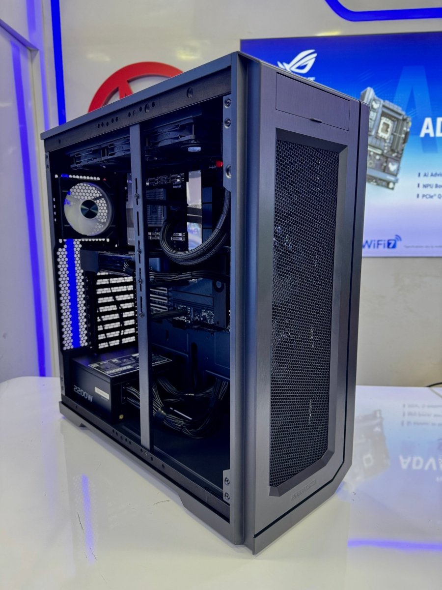 NK AI A50 AI PC & Workstation : AMD Threadripper PRO 9965WX, GeForce RTX PRO 6000 Blackwell 96GB, 128GB, 2TB-1-Nano Komputer