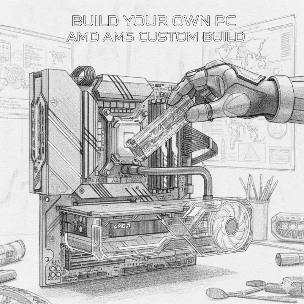 NK Gaming Machine Ariel AM5 X ASUS AMD R5 N5060Ti 32G1T - 1 - Nano Komputer