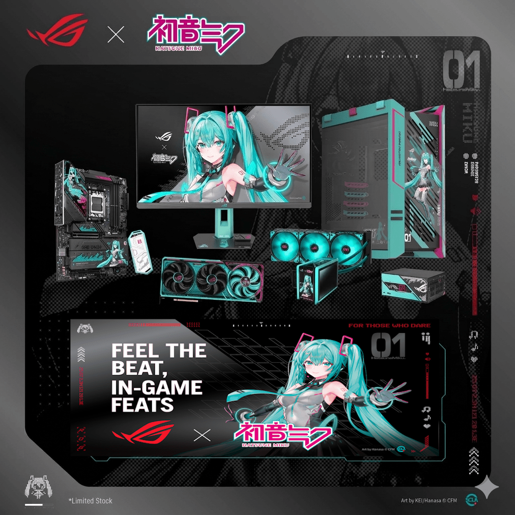 NK Gaming Machine Caliban Miku Edition Set AM5 N5080 - 2 - Nano Komputer