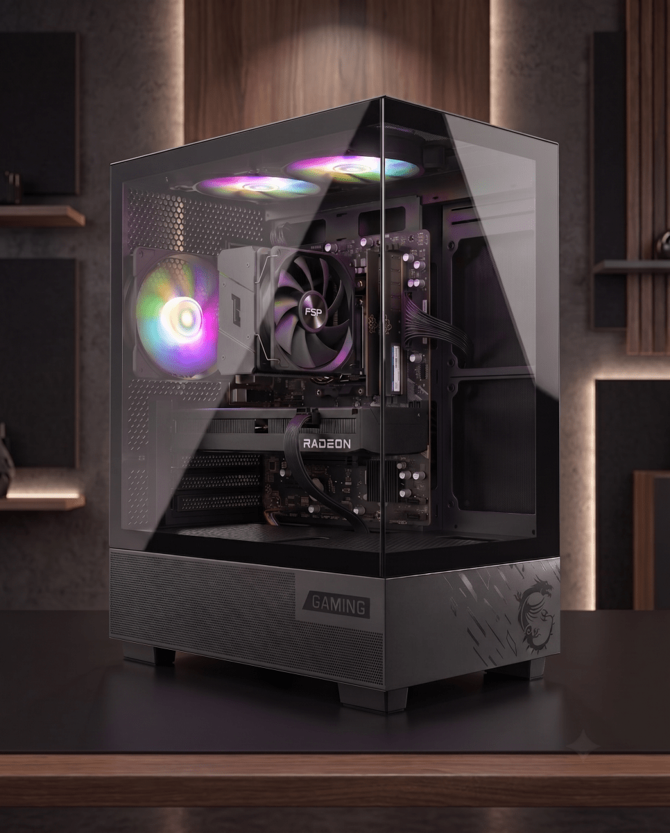 NK GM Casual A20 CR01 PC Gaming : AMD Ryzen 5 8400F, Radeon RX 7600,16GB,480GB-2-Nano Komputer
