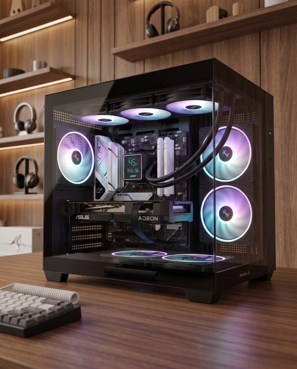 NK GM Casual A20 CR02 PC Gaming : AMD Ryzen 5 8400F, Radeon RX 7600, 32GB, 1TB-2-Nano Komputer