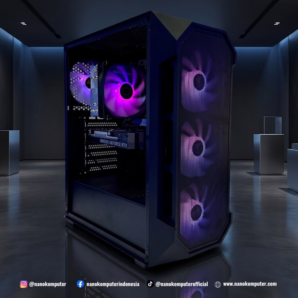 NK GM Casual A20 Gaming PC CR04 : AMD Ryzen 5 5600GT, GeForce RTX 3050, 16GB, 512GB-1-Nano Komputer