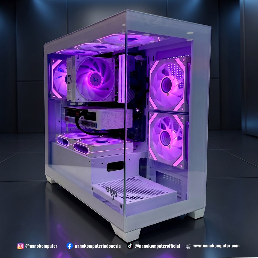 NK GM Casual A40 Gaming PC CR07 : AMD Ryzen 5 8400F, GeForce RTX 5060, 32GB, 1TB-1-Nano Komputer