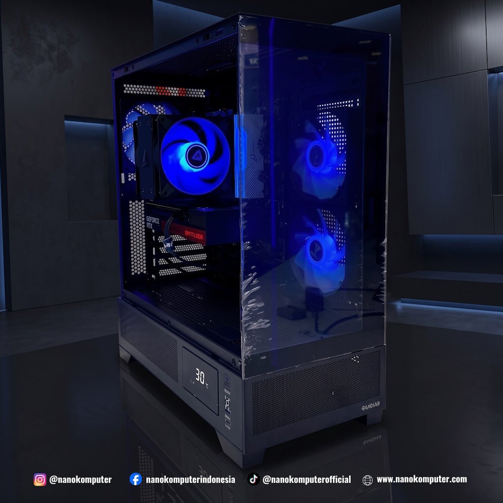 NK GM Casual I50 Gaming PC CR03 : Intel Core i5 12600K, GeForce RTX 5060 Ti, 32GB, 1TB-1-Nano Komputer
