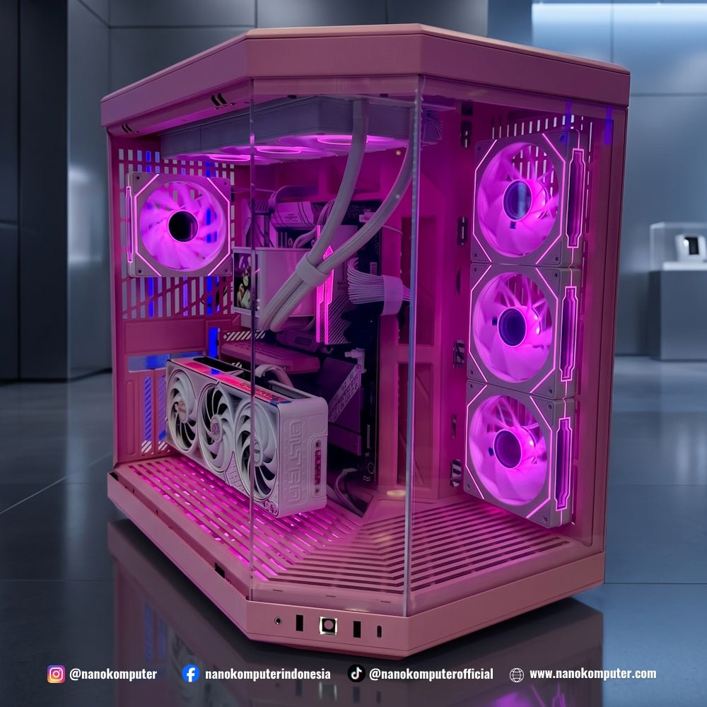 NK GM Moderate A30 Gaming PC CR01 : AMD Ryzen 7 7800X3D, GeForce RTX 5070, 32GB, 1TB-1-Nano Komputer