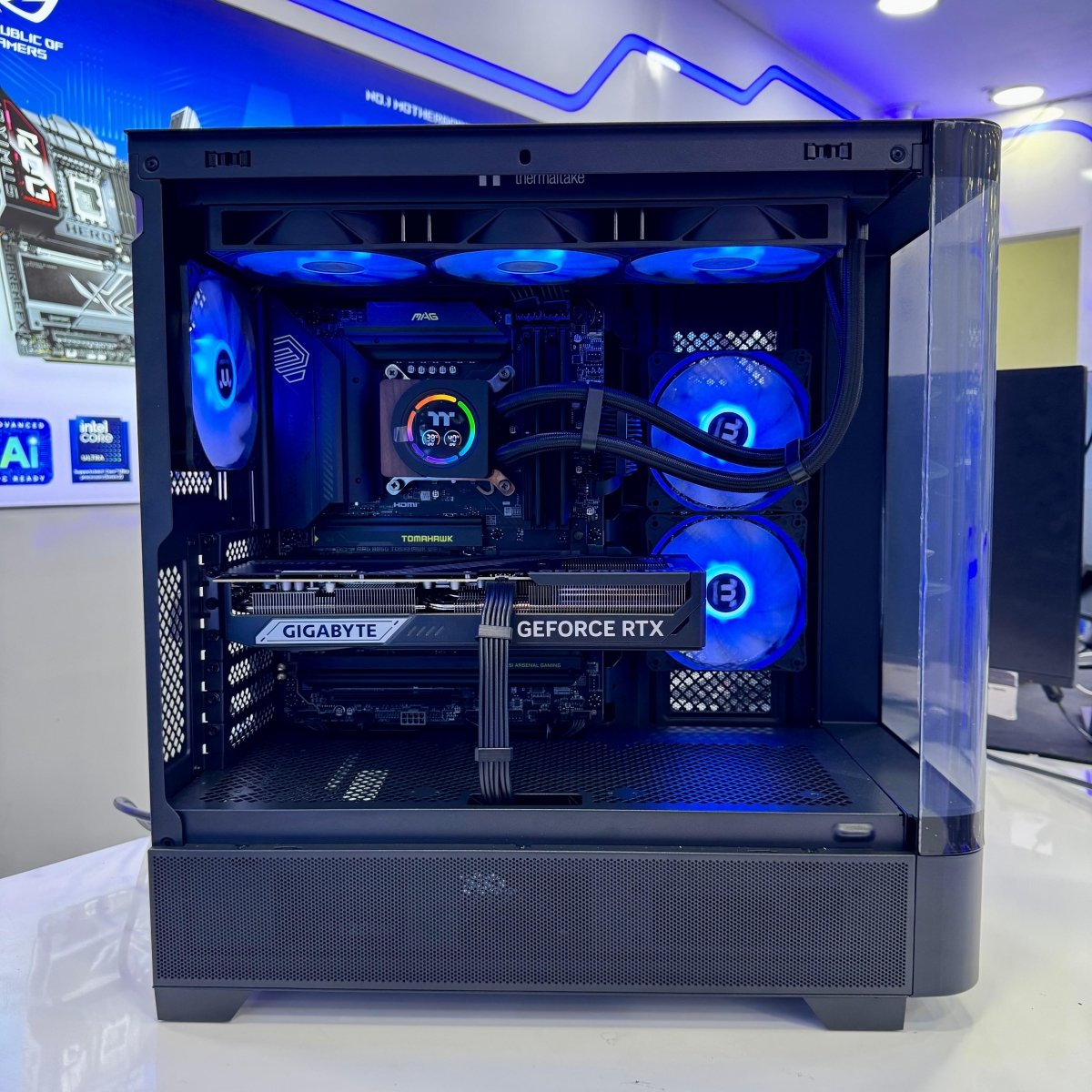 NK GM Serious I40 Gaming PC CR16 : Intel Ultra 9 285K, GeForce RTX 5080, 64GB, 1TB-3-Nano Komputer