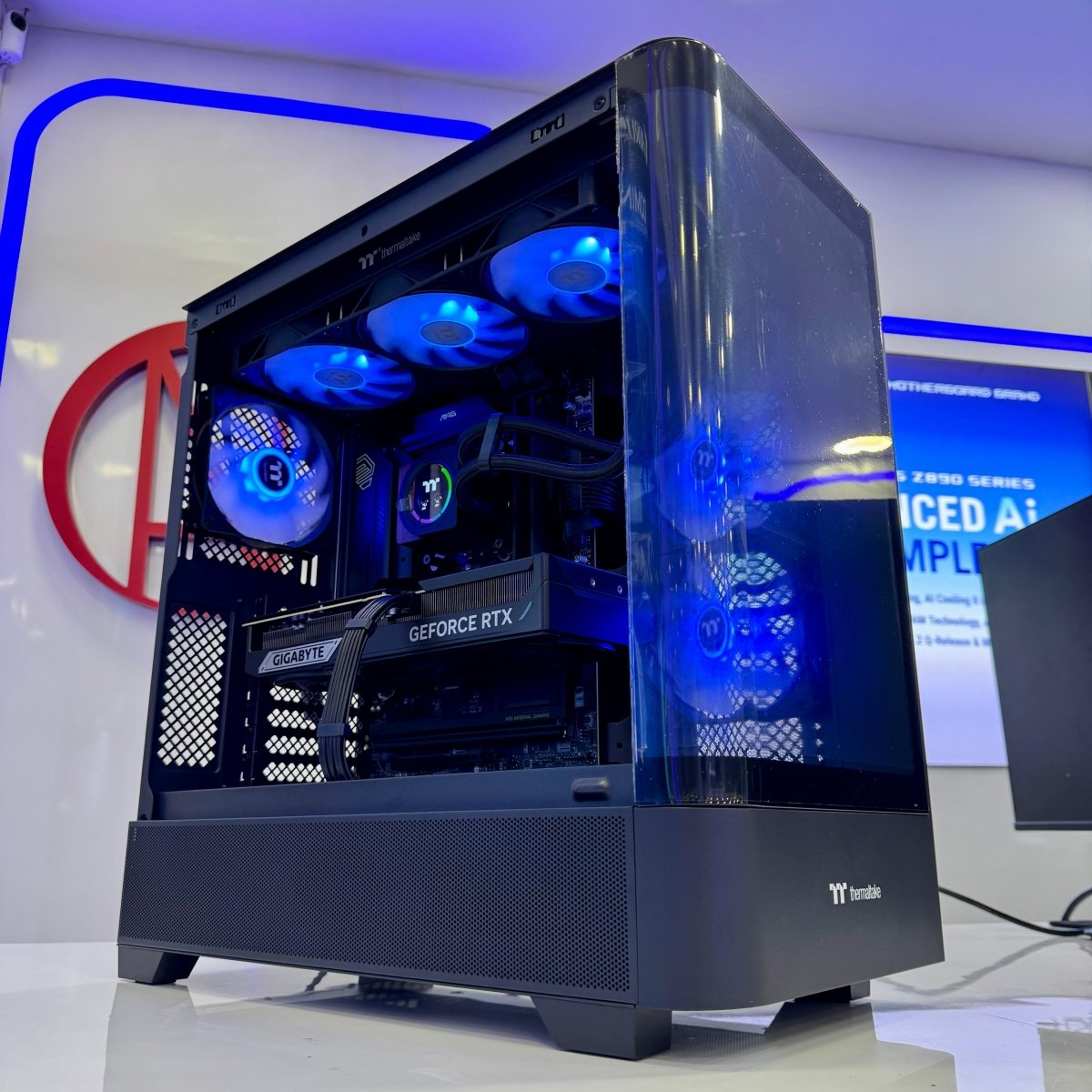 NK GM Serious I40 Gaming PC CR16 : Intel Ultra 9 285K, GeForce RTX 5080, 64GB, 1TB-7-Nano Komputer