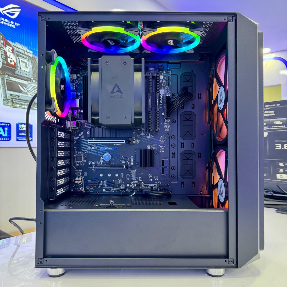 NK Home Office A20 CR05 : AMD Ryzen 7 5700G, Radeon Vega 8, 16GB, 1TB-3-Nano Komputer