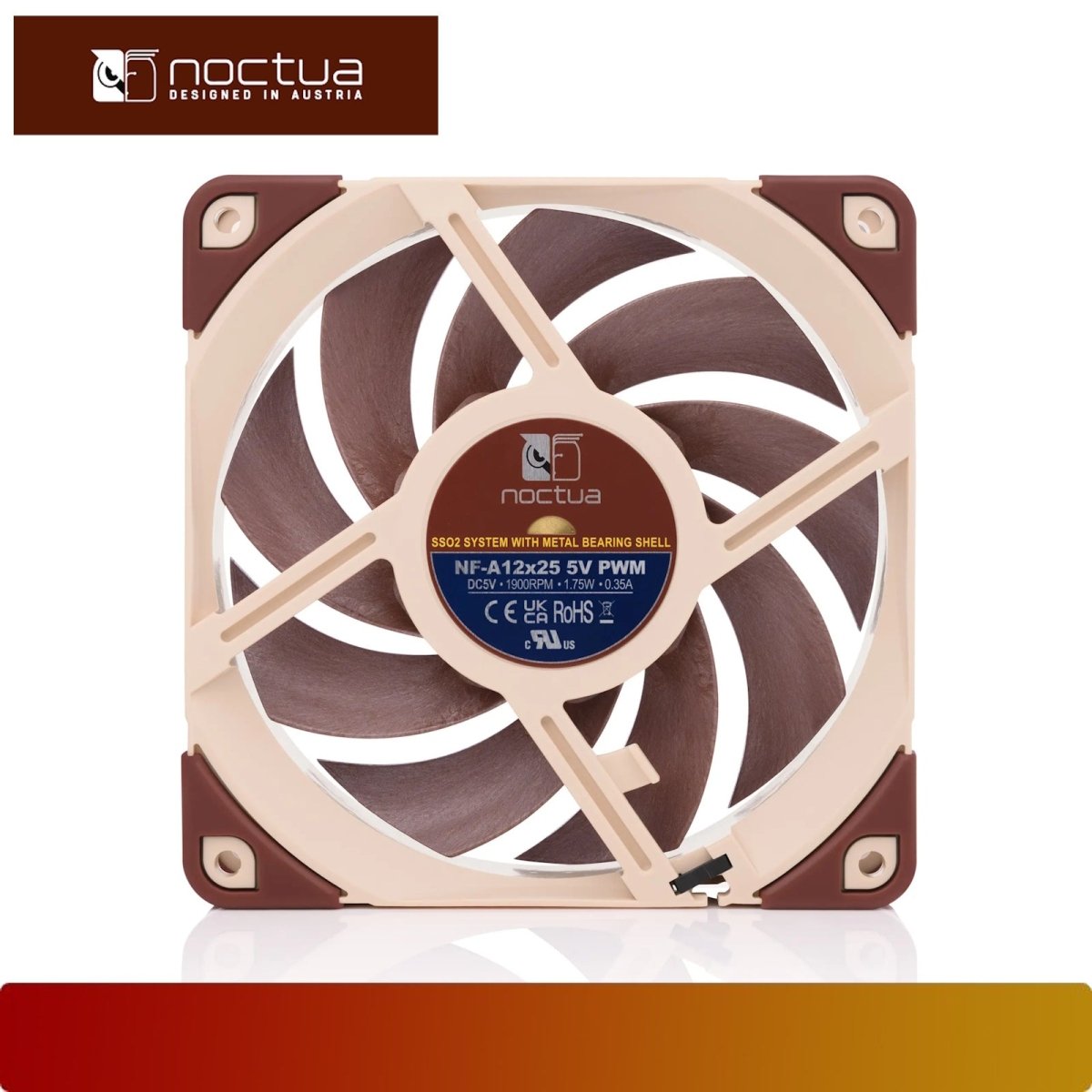 NOCTUA NF - A12x25 5V PWM - 2 - Nano Komputer